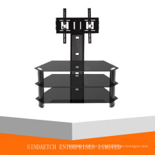 Smart Designlcd LED Plasma TV Stand mit Oval Aluminium Tube